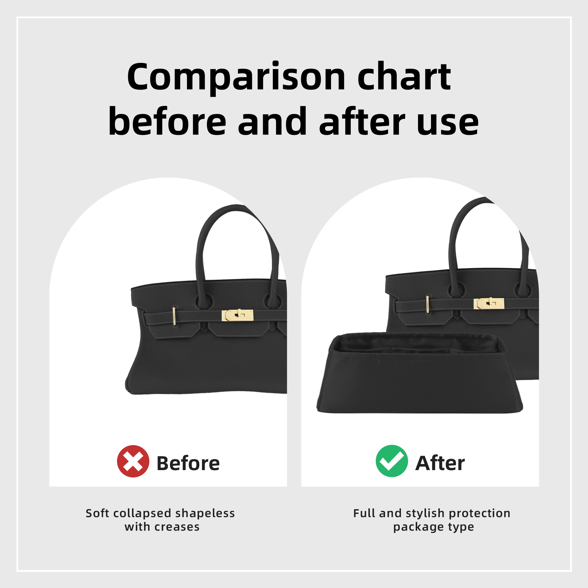 DGAZ Organizer per borsa in se - Luxury Bags Hermes recensione e prezzo